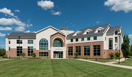 west side view of the Charles Frey Academic Center