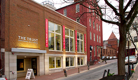 The Trust Performing Arts Center located in downtown Lancaster.
